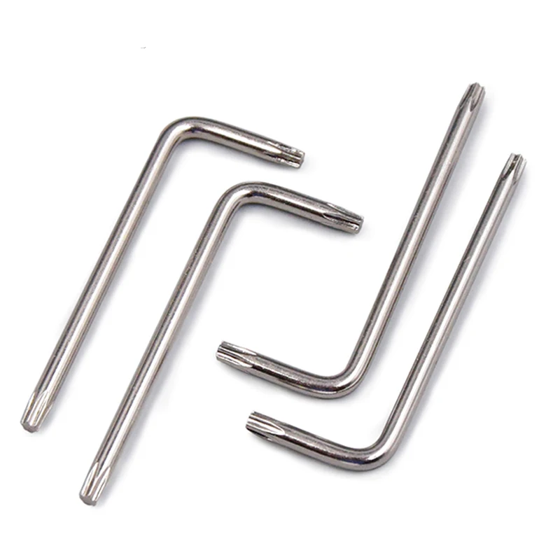 Carbon Steel Alloy Steel Nickel Plated Flag Hand Type L Type Star Hex Key Torx Key Torx Wrench Torx Screwdriver With Hole