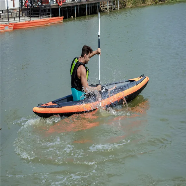 5 person inflatable universal new pedal fishing kayak fishing u boat roller load assist custom pvc k8 small k5  oars holder pvc