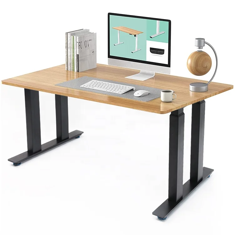 Easy To Install Ergonomic Electric Desk Height Adjustable Computer Table Lift Standing Desk