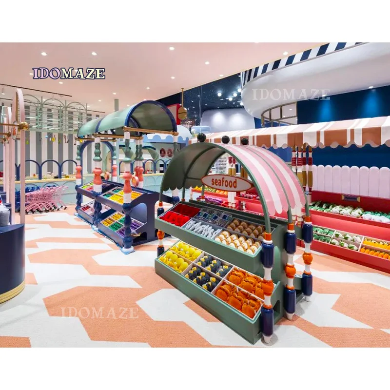 Kitchen Farm Indoor Playground New Design Kids Big Play Ground Indoor Soft Plastic Playhouse For Kids