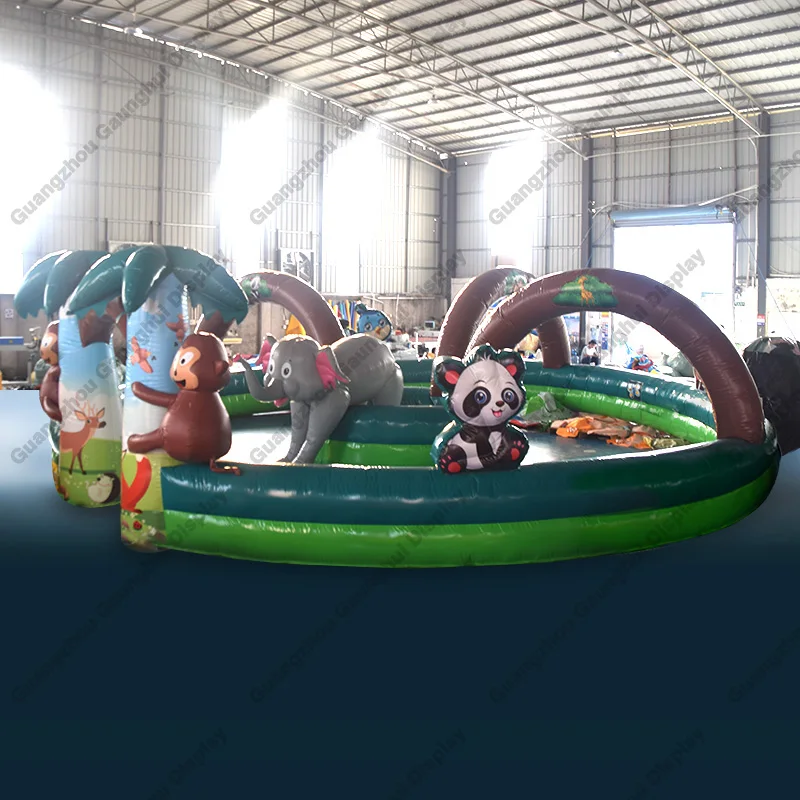  OEM препятствия гоночный трек надувной go karts бампер