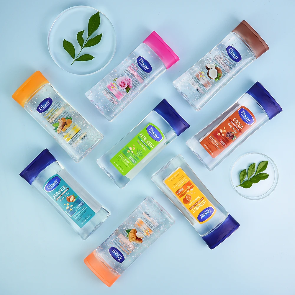 Disaar 100% Natural Body Oil Gel Hot Moisturizing Glowing Skin Body Massage Perfume Oil Gel For Men Women Whole Body Skin Glow