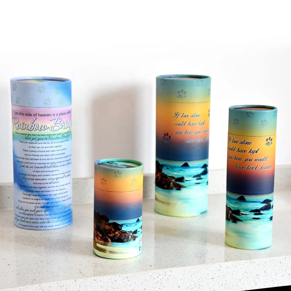 Bio urn for animals ash urns paper urn cremation funeral supplies