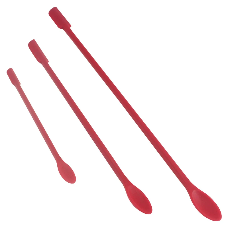 Food Grade Baking Tool Set 3 Pcs Mini Long Silicone Spatula Spoon Set For Kitchen Accessories