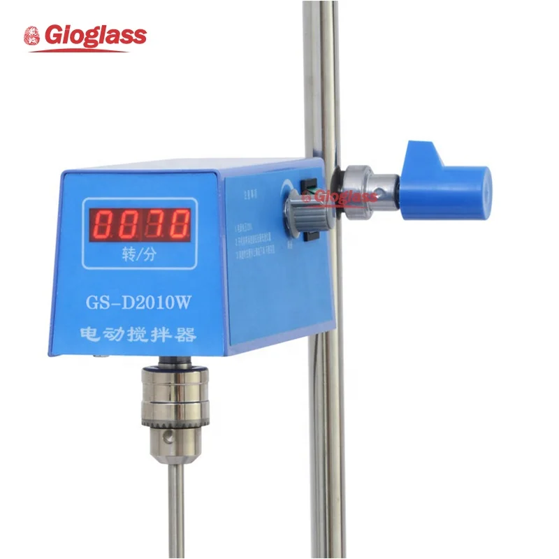 High Quality Industrial Grade lcd digital Overhead Stirrer10l-50l Laboratory Chemical Agitator Liquid  Mixer