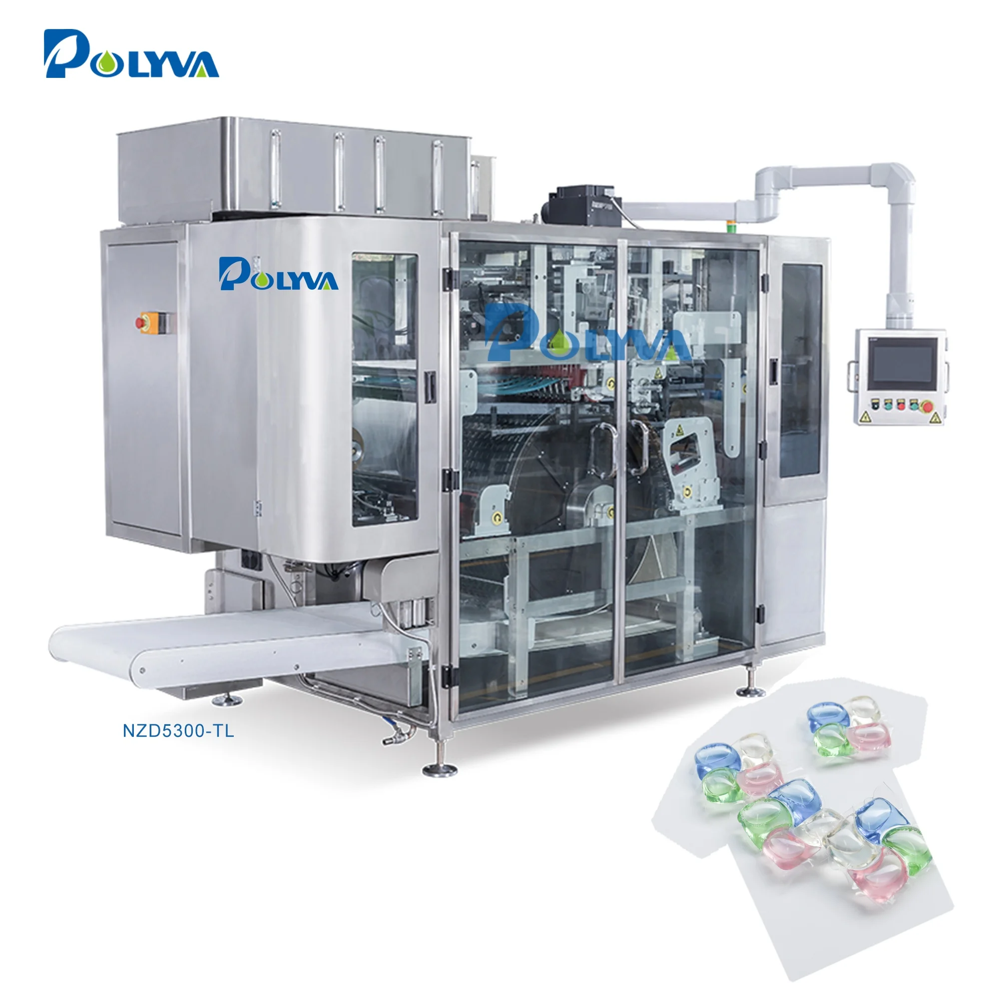 Polyva high performance wash detergent liquid liquid filling machine small pouch detergent pod making machine