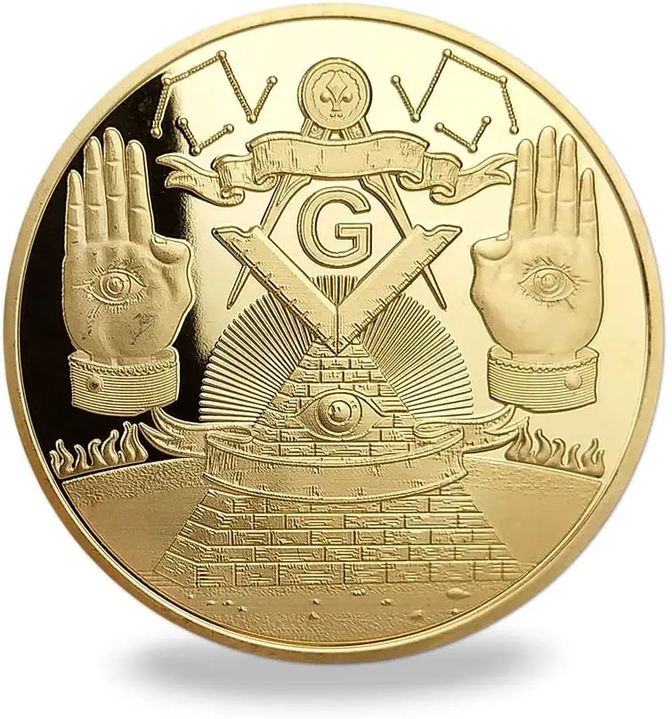 Masonic Coin Master Mason Freemason Lodge Family Map Working Tools COINS