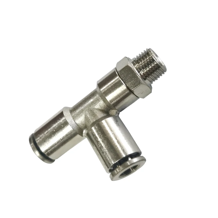 
Pneumatic Parts Pneumatic Tube Connector Fitting Steel Pneumatic Metal Fittings 