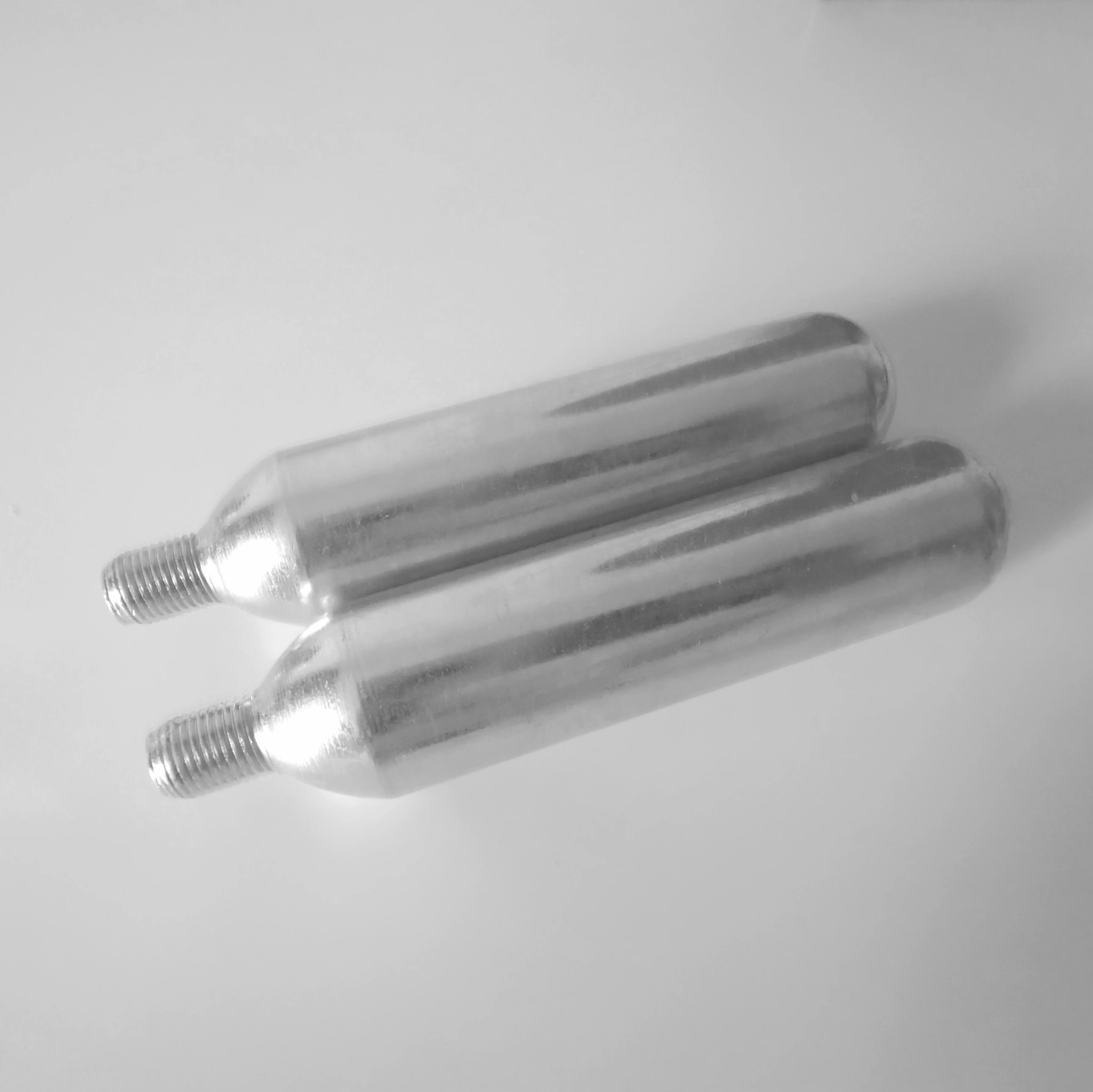 Высококачественный стальной 60CC 45G CO2 Картридж с 1/2-20UNF 5/8-18UNF для подушек безопасности верховой езды популярный как 12-граммовый картридж