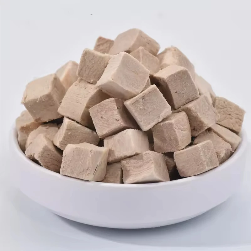 Горячий сублимированный корм натуральный для домашних животных здоровая сублимационная сушеная курица/Говядина/утка/перепелиное мясо сушеных