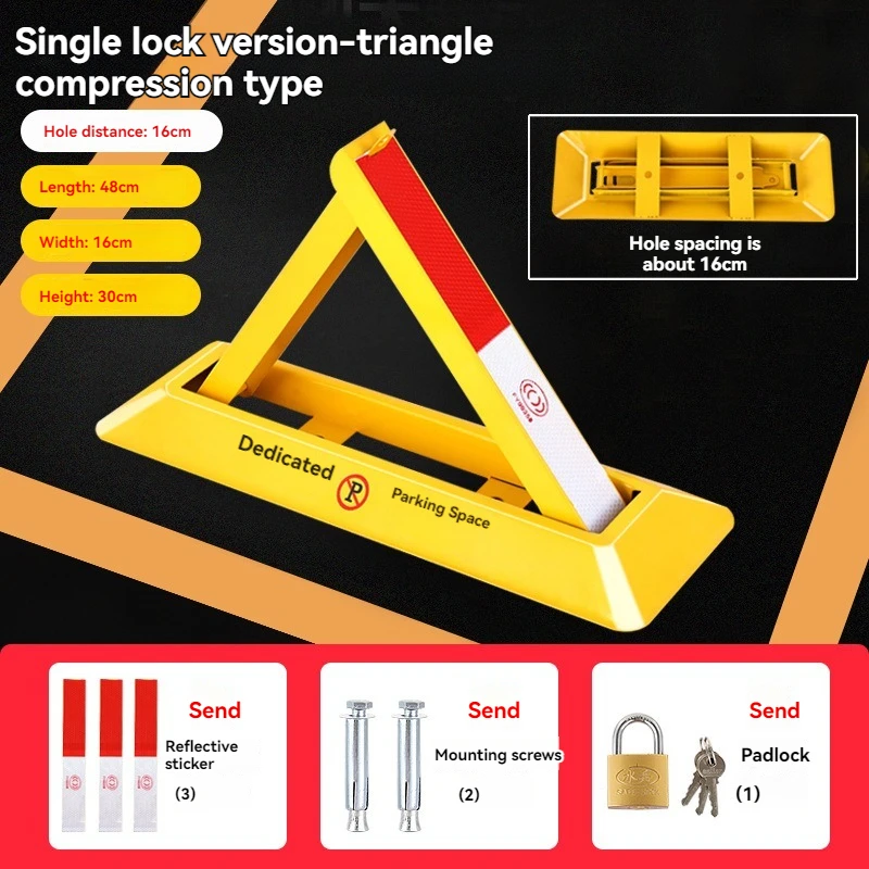 Factory Price on Reserved Foldable Personal Car Parking Lot Space Lock Barrier Traffic Barriers Product Category