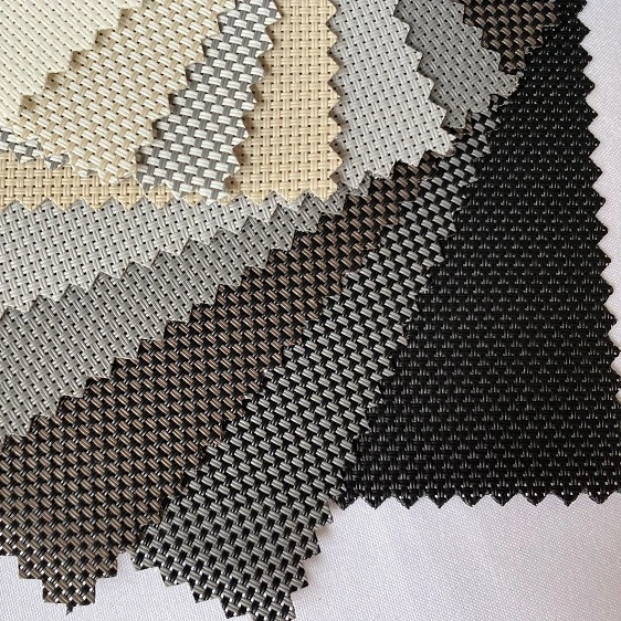 PVC  sunscreen solar screen blinds shades fabric for blinds  outdoor shade