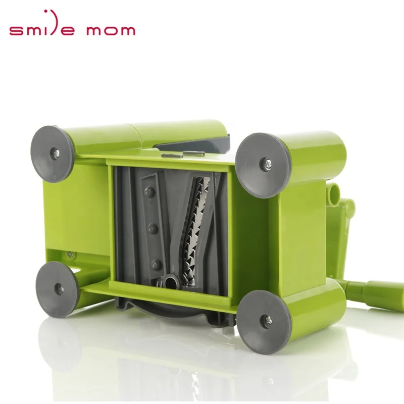 Smile Mom Potato Slicer Hand-Held Spiralizer Vegetable Slicer 3-Blade Spiralizer Kitchen Gadgets