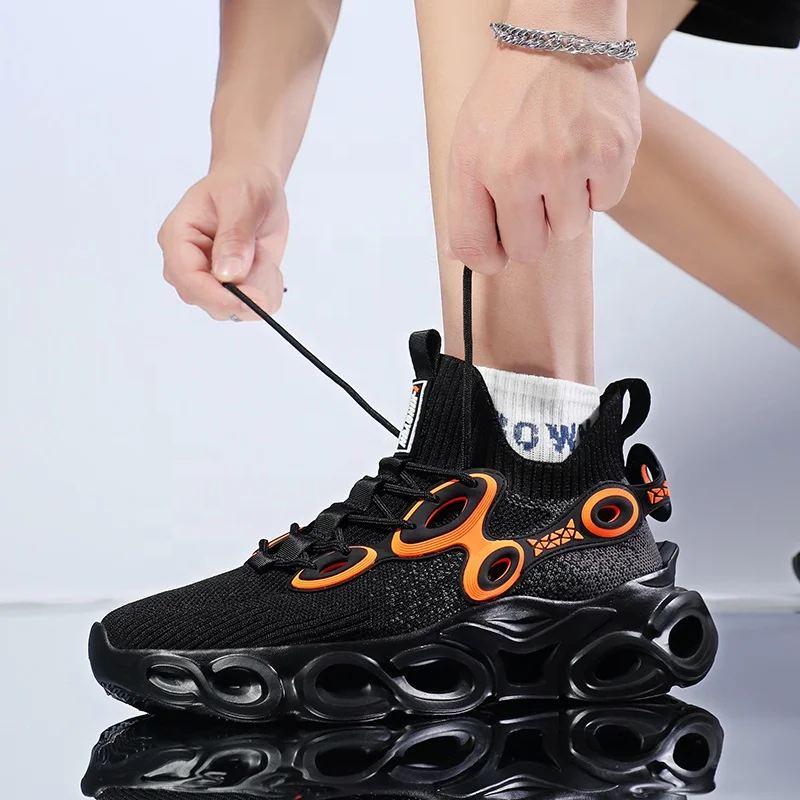 Custom New Running Shoes for Man Athletic Training Platform Sport Shoes Outdoor Casual Mesh Walking Sneakers for Men