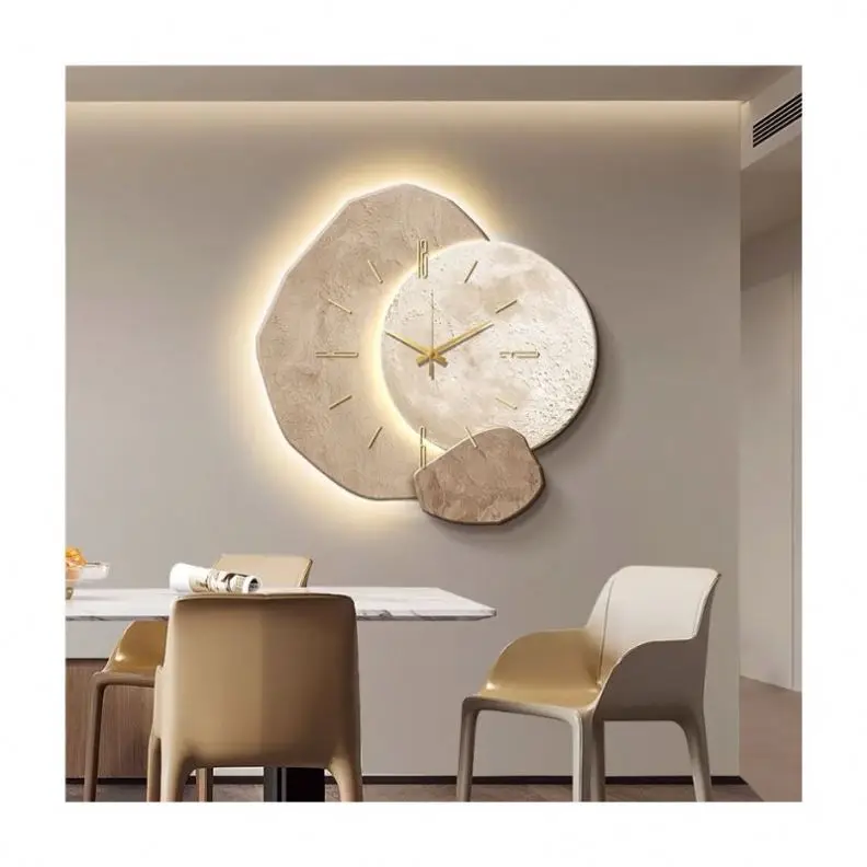 Art Metal Paintings Decoration Landscape Glass And Horses Canvas Frame Home Hanging Decorative Painting Wall Arts With Light