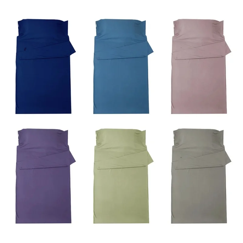 Down silk sleeping bag liner wearable for sleeping adult camping and travel wholesale