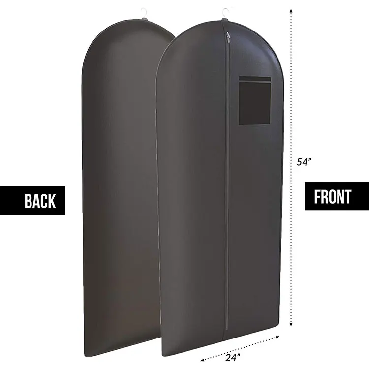 Custom logo garment bag mens non woven garment bag suit cover dress garment bags