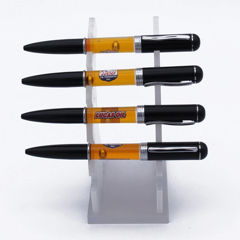 High Quality Ink diy ball point pen empty barrel floating metal pen with custom clip floating pen set
