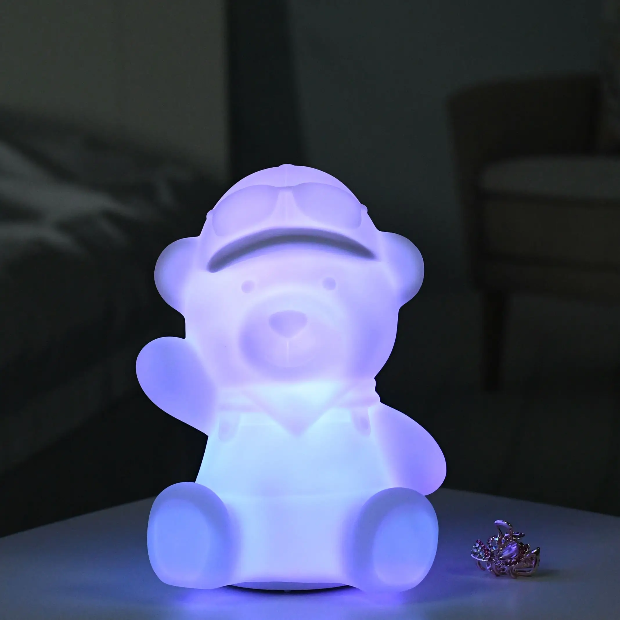 Top Selling OEM BSCI Waterproof Coloful Fancy Animal Cartoon Led Bear Lamps