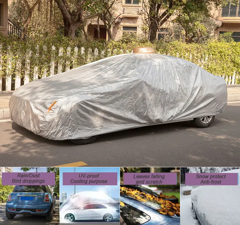 drop shipping anti mobile app control anti dust heat separation auto car tent car coat smart auto car cover