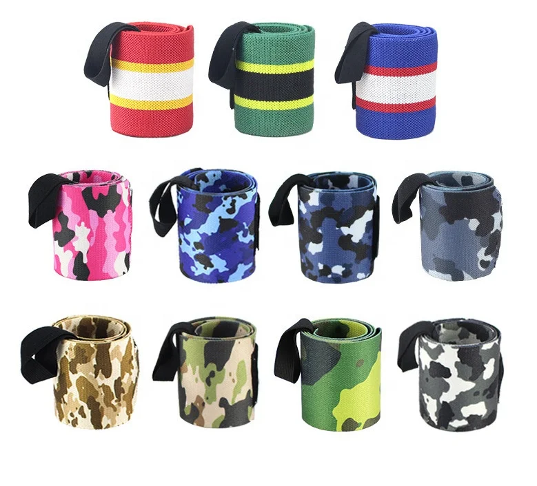 Popular Custom Logo Elastic Adjustable Neoprene Wristband Fitness Gym Wrist Support Tennis Badminton Work Wrist Wrap