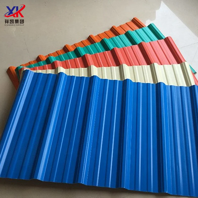 Good Price G350 720mm Width Zinc 70g Hot Dip Colored Corrugated Sheet For Building
