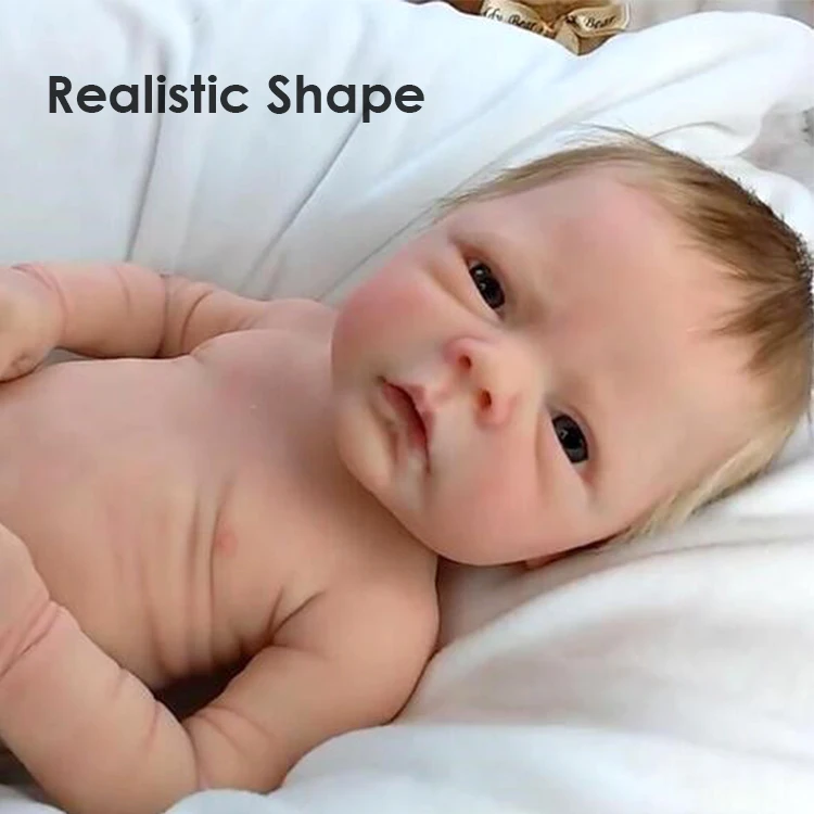 Zhoya Wholesale Soft Weighted Doll Lifelike Full Baby Silicone Reborn Dolls Mold Vinyl Newborn Reborn Baby Doll