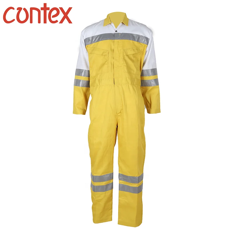 
Workwear WW Flame Retardant Flame Resistant Flame Resistant FR High Visibility Hivis Overall Coverall 