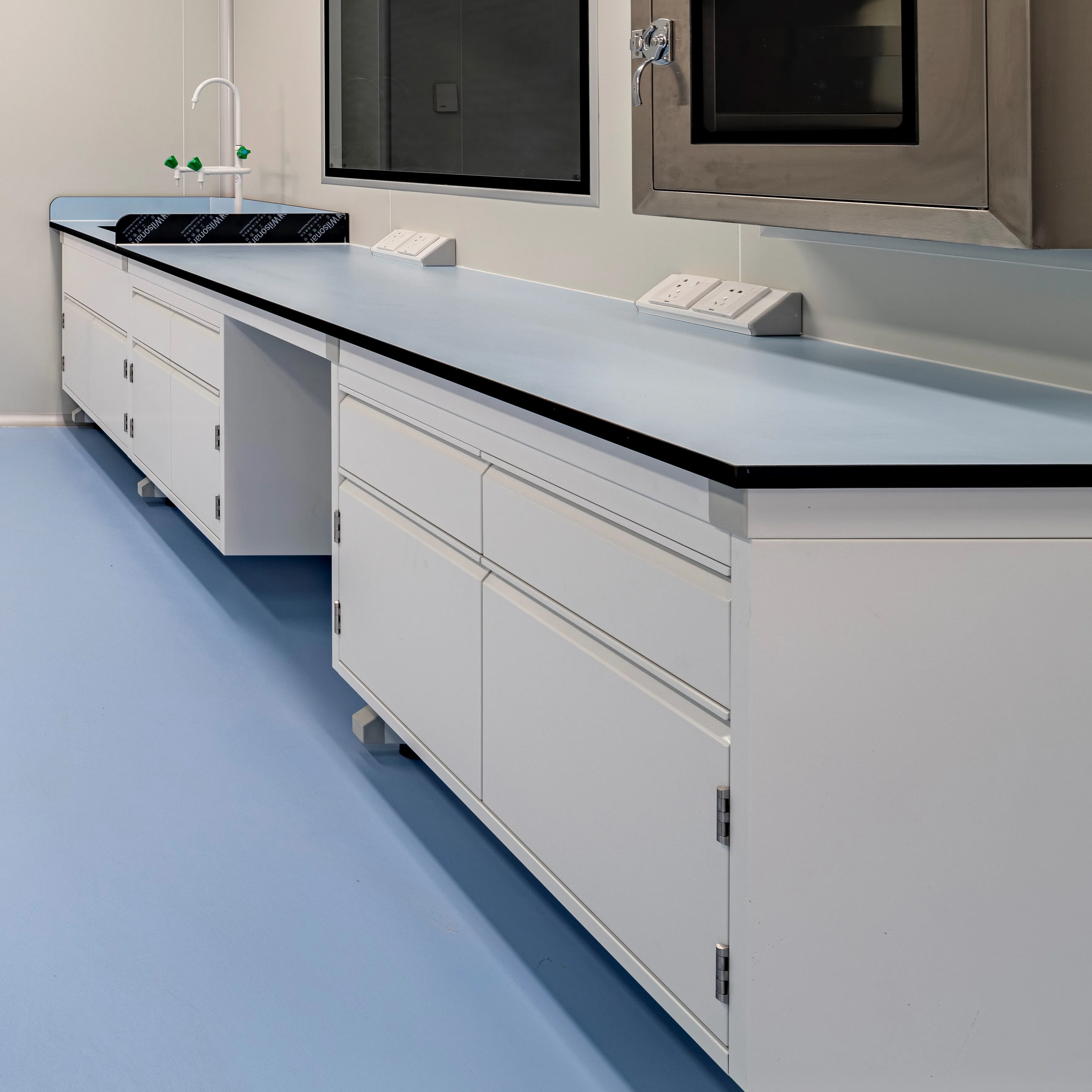 All steel school science classroom laboratory equipment laboratory furniture workbench