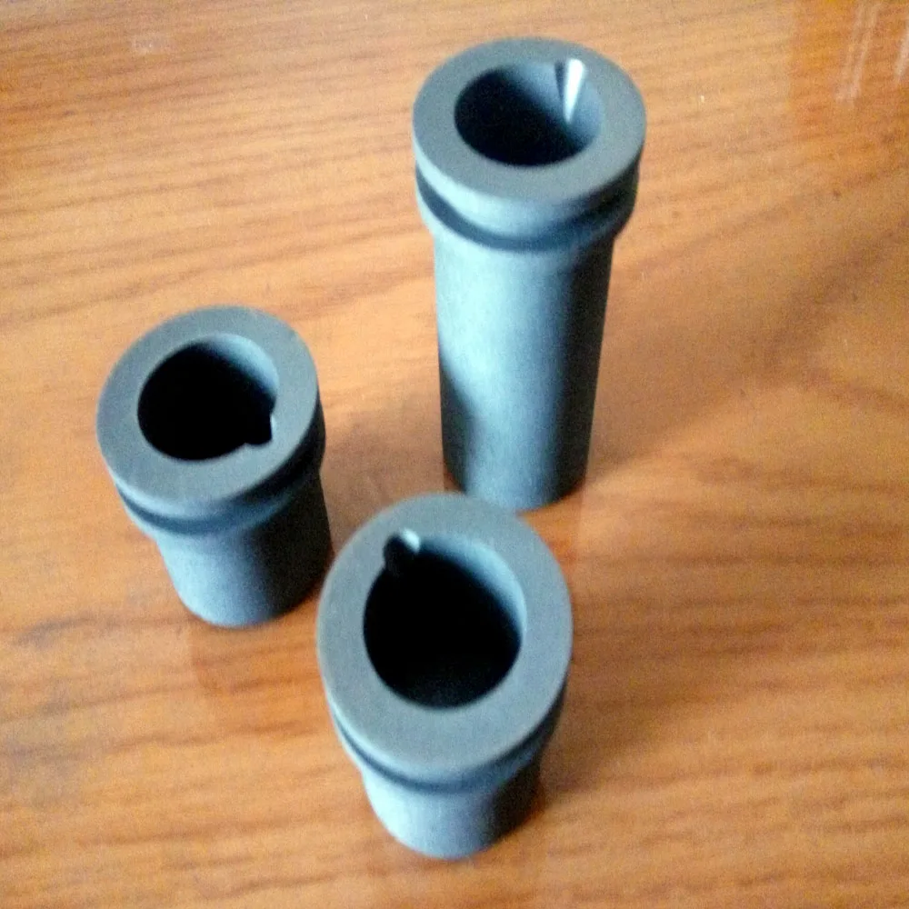 HIgh density high purity graphite crucible 0.5kg for gold melting crisol de grafito sliver, copper, iron, aluminum jewelry tools