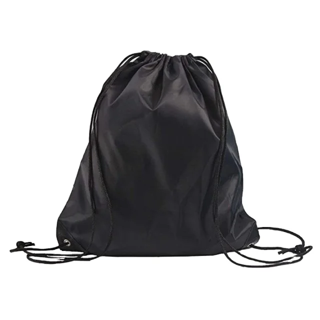 Ripstop Paty Favor Drawstring Backpack Goody Gift Team Bags Wholesale Custom Logo Professional Polyester Nylon Drawstring Bags