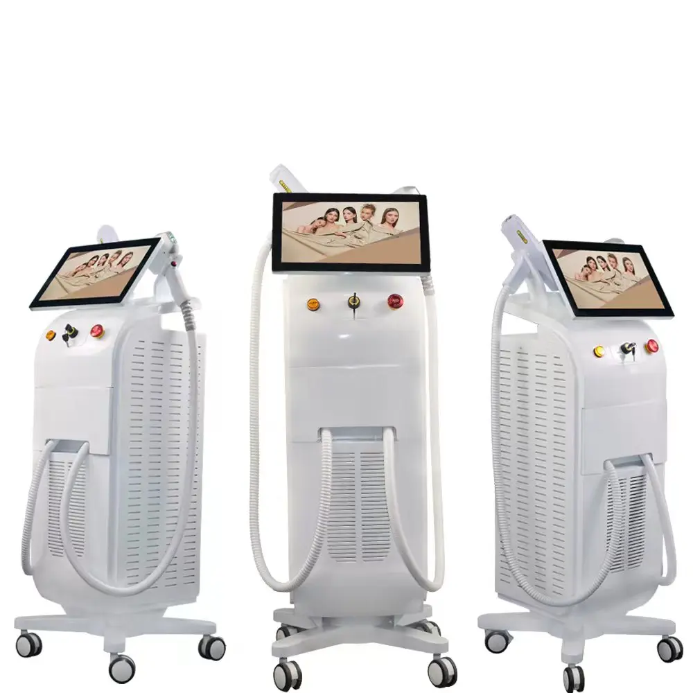 Newest Ice Platinum Titanium 808nm Diode Laser Hair Removal 2400W Laser Hair Removal Machine Price