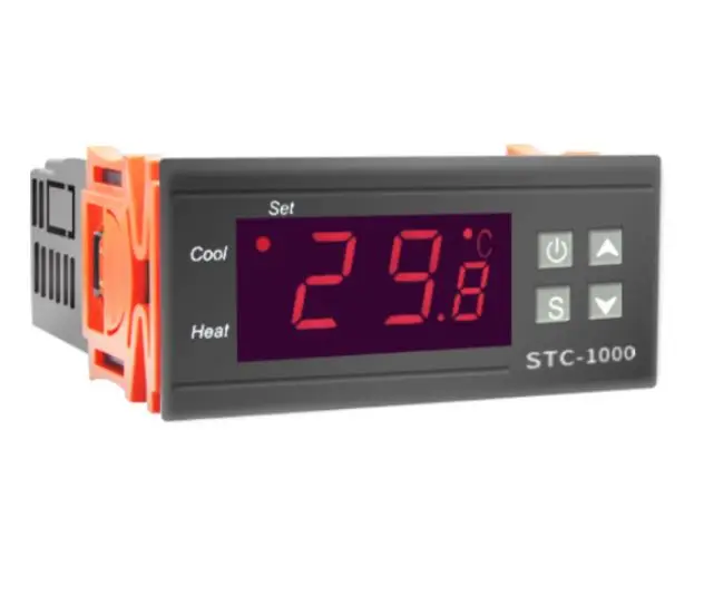 220VAC Digital Thermostat Aquarium incubator seafood machine Temperature Controller refrigeration heating thermostat STC-1000