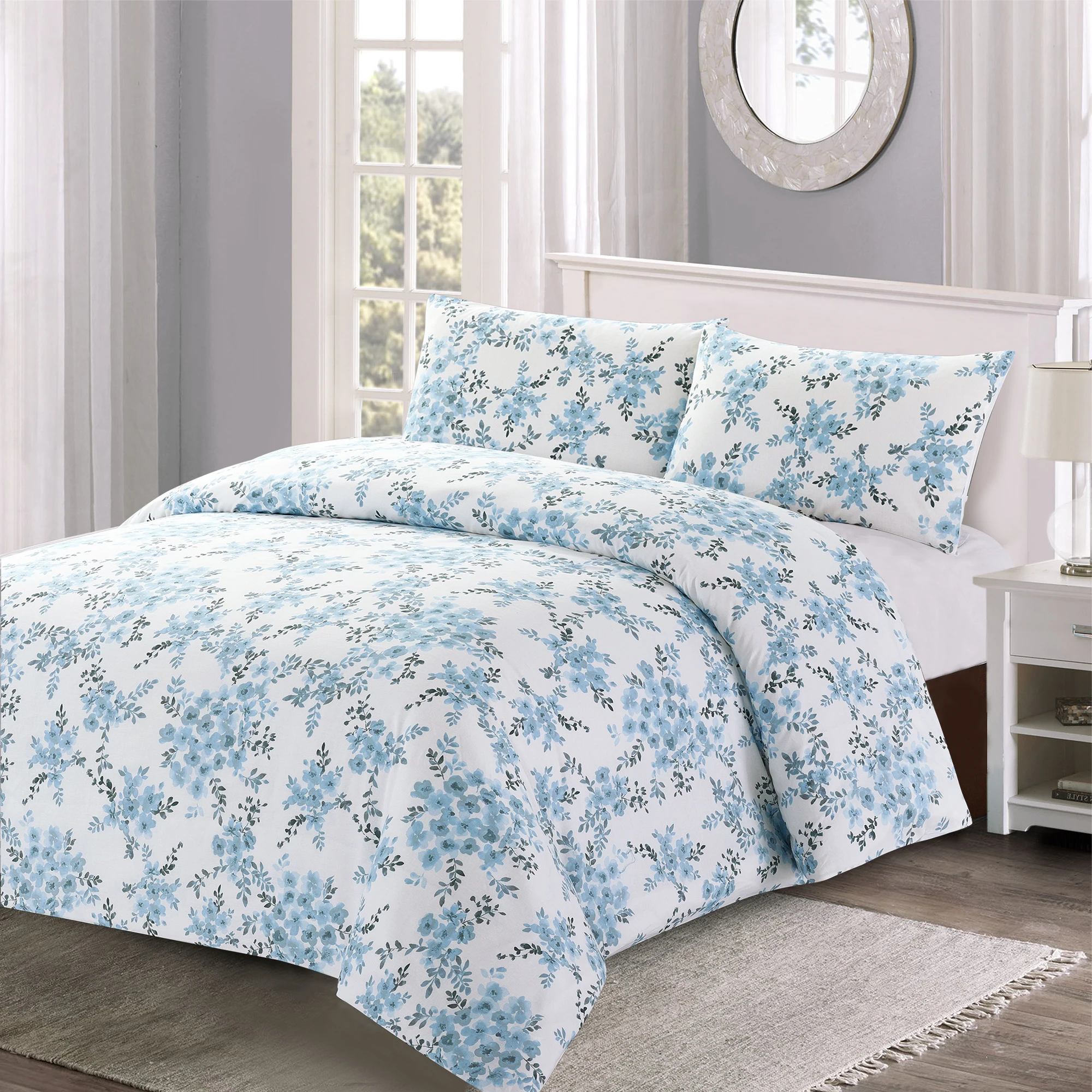 ALPHA TEXTILE Hot selling luxurious bedding sets with matching curtains New design pillow cases & cushion cases cheap duvet set