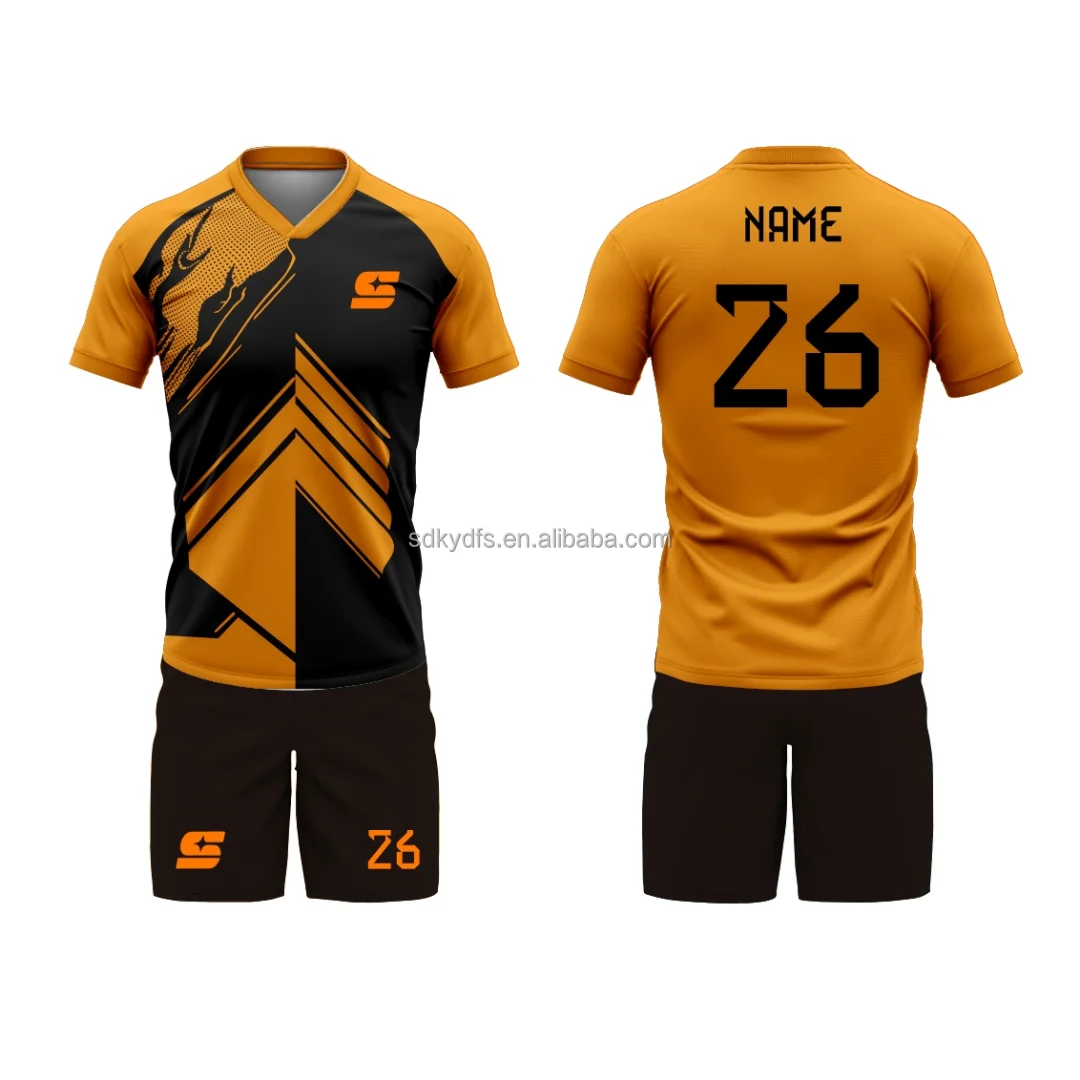 Custom Designed Kids Football Set Quick Dry & Breathable Jersey Green with Custom Team Name & Logo Printing-Wholesale