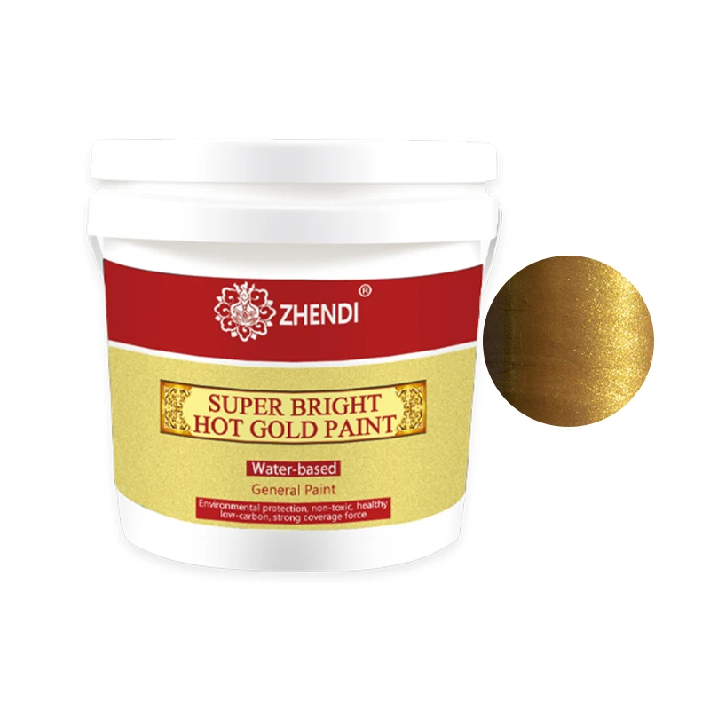 Waterborne Gold Paint Furniture Buddha Gold Powder Paint Self Spraying Gold Paint