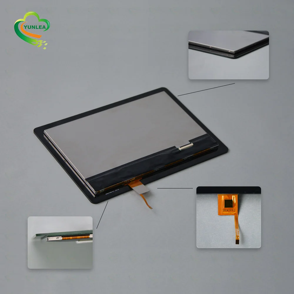 
10.1 inch capacitive touch screen panel waterproof sunlight readable rgb lvds tft lcd touch screen display module 