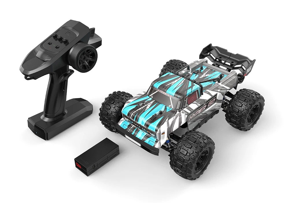 Amiqi MJX Hyper Go H16P 4WD Remote Control Car High Speed Truggy With GPS Monster RC Truck 4x4 RTR