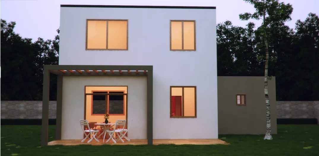 Light modular prefab houses modern luxury villa Cement prefabriquee villas
