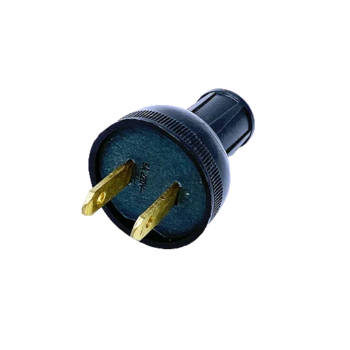 Hot selling high quality 6A round black plug 125V to 250V