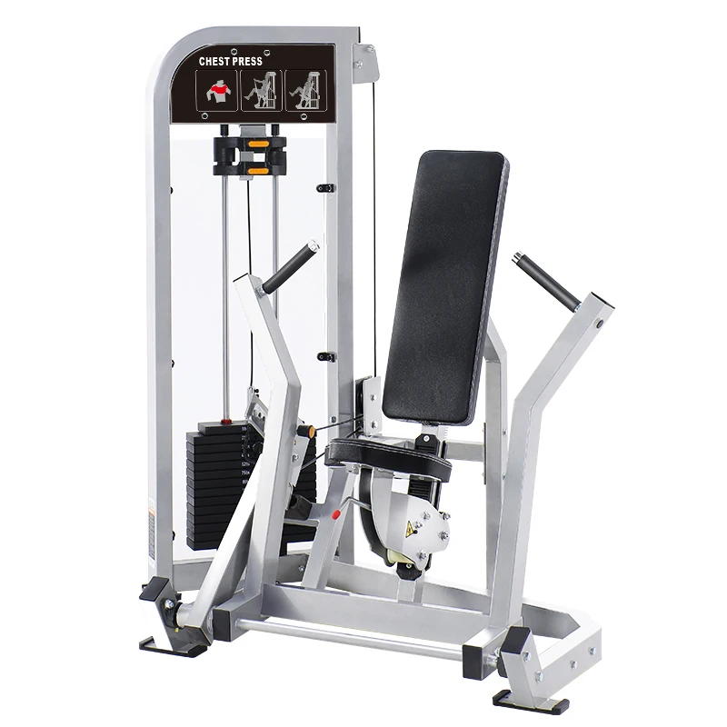 Factory pin loaded gym equipment strength training machine Seated Chest Press