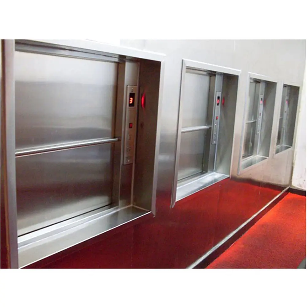 100KGS CheapFood Elevator Lift Dumbwaiter Kitchen Food Elevator Hotel Electric Dumbwaiter