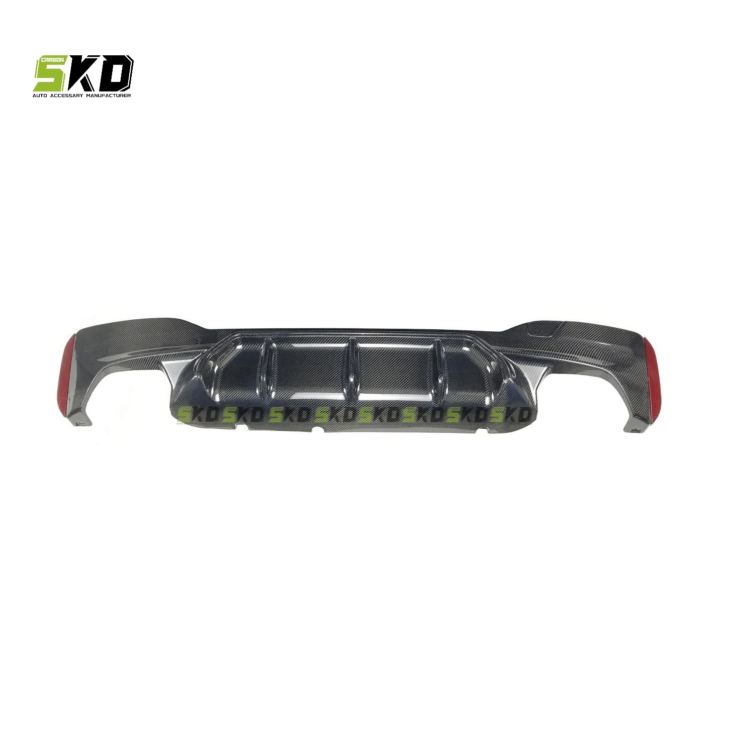 For BMW 5 Series G30 17-ON M5 Type Dry Carbon Rear Diffuser Lip aero kit