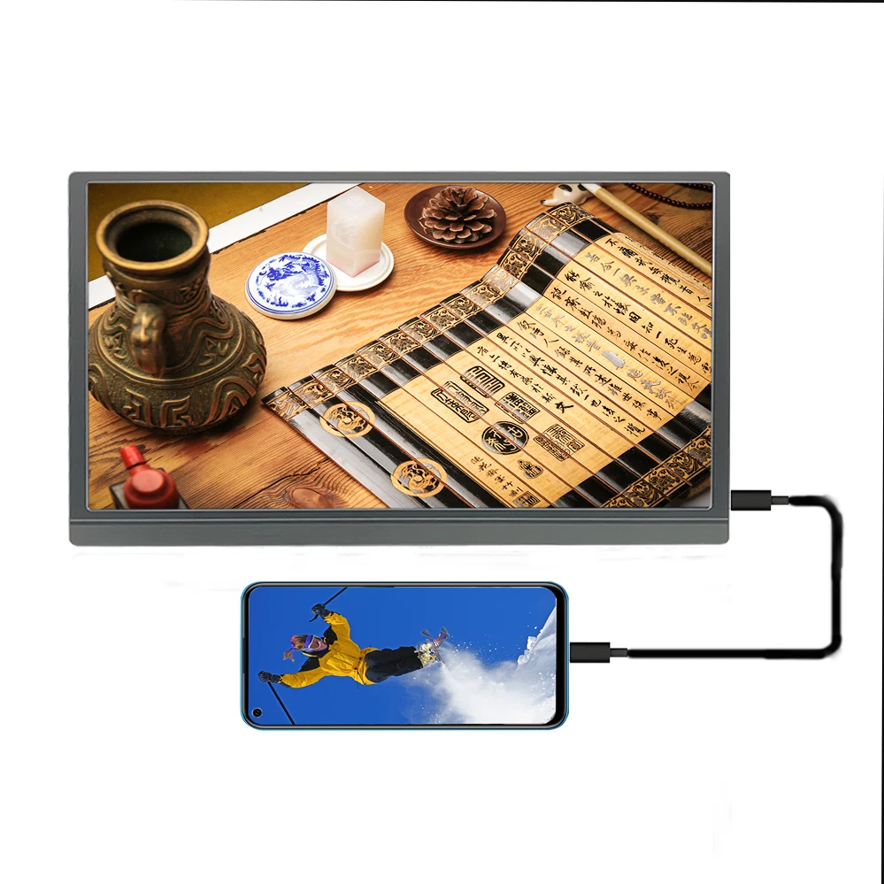 4k portable monitor 15.6 inch  mobile pixels portable monitor portable 4k monitor