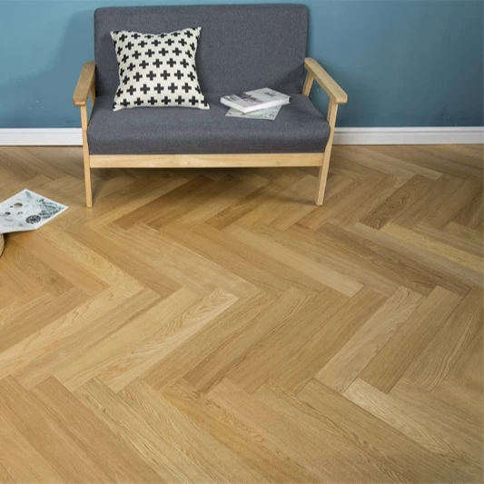 
zhejiang factory engineered oak timber flooring herringbone 
