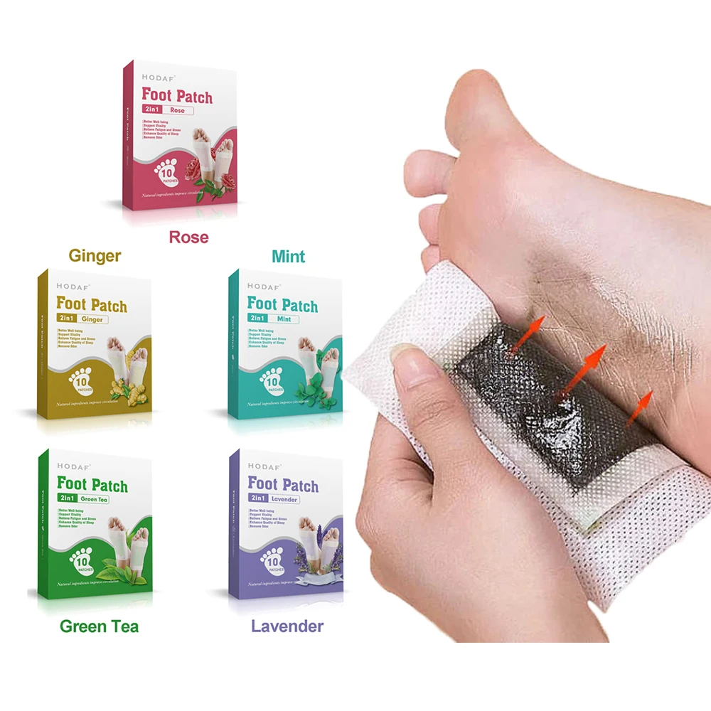 HODAF All-Natural Ingredient Foot Detox Patches Effective Foot Health Pads