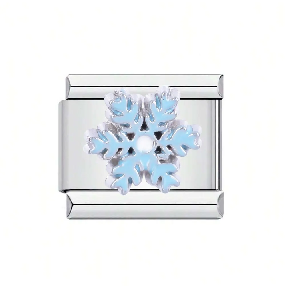 Weather Style Popular Italian Charm Bracelet DIY  Stainless Steel Modular Charm Bracelet Link