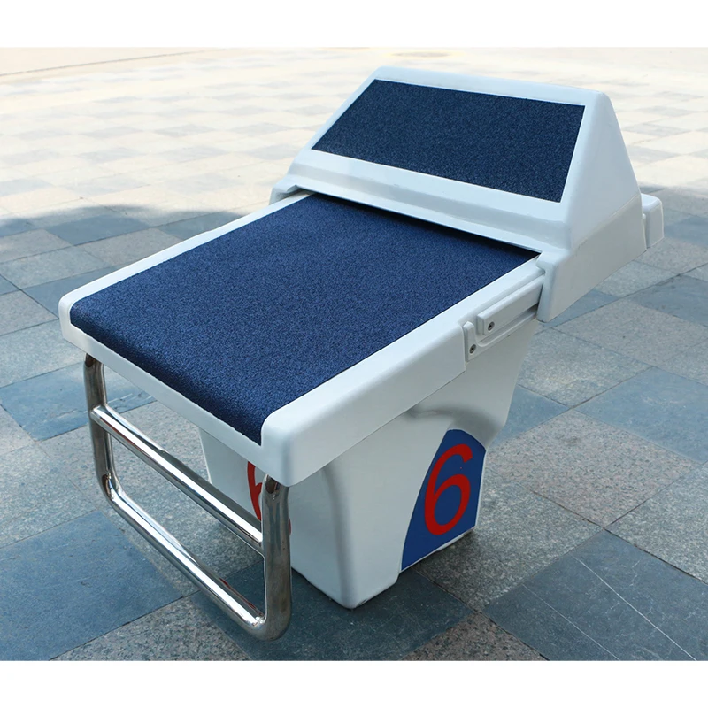high quality International swimming pool starting block track and field for swimming pool competition and training