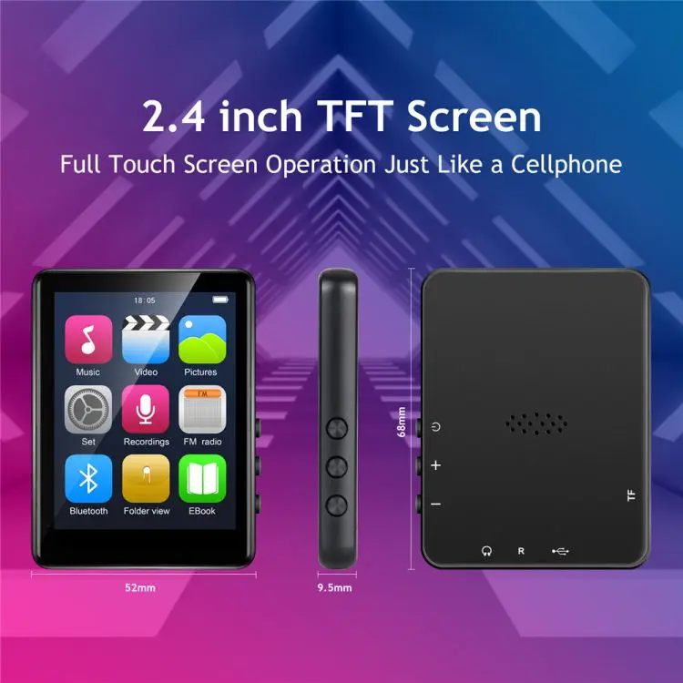 Factory Supply FM Radio With Built-in Speaker TF Card Up To 128GB  X6 4GB Buy Mini Screen Mp3 Player