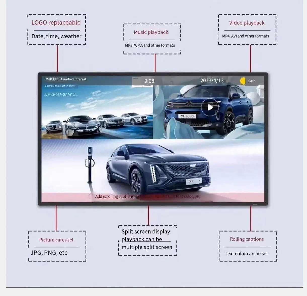 Hot-selling  Indoor LCD digital panel WIFI Intelligent kiosk  HD smart TV & digital signage